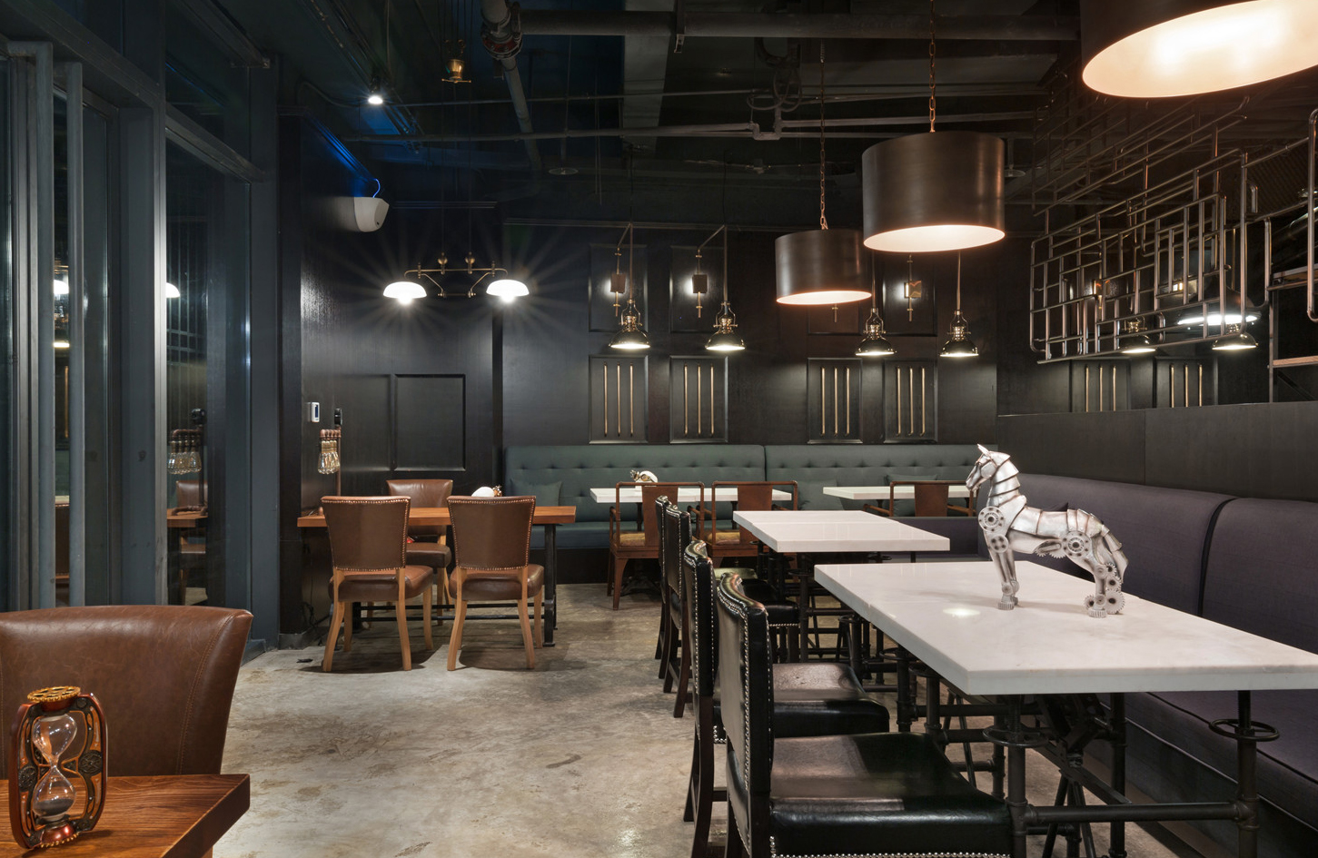 自助餐廳裝修設(shè)計卡座效果怎樣？