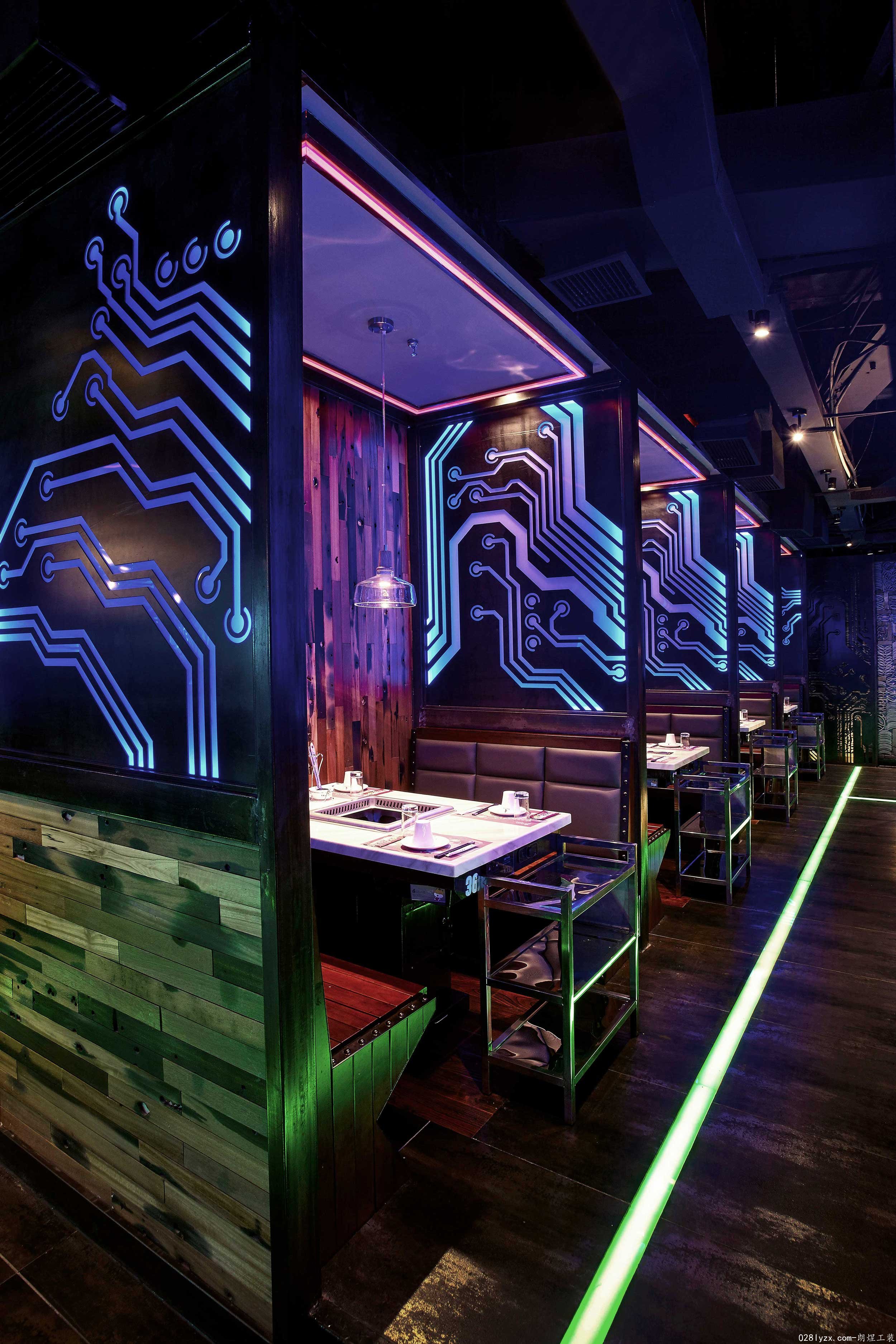 混搭風(fēng)火鍋店裝修案例