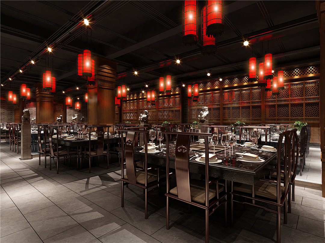 中式火鍋店裝修設計風格 成都火鍋店裝修