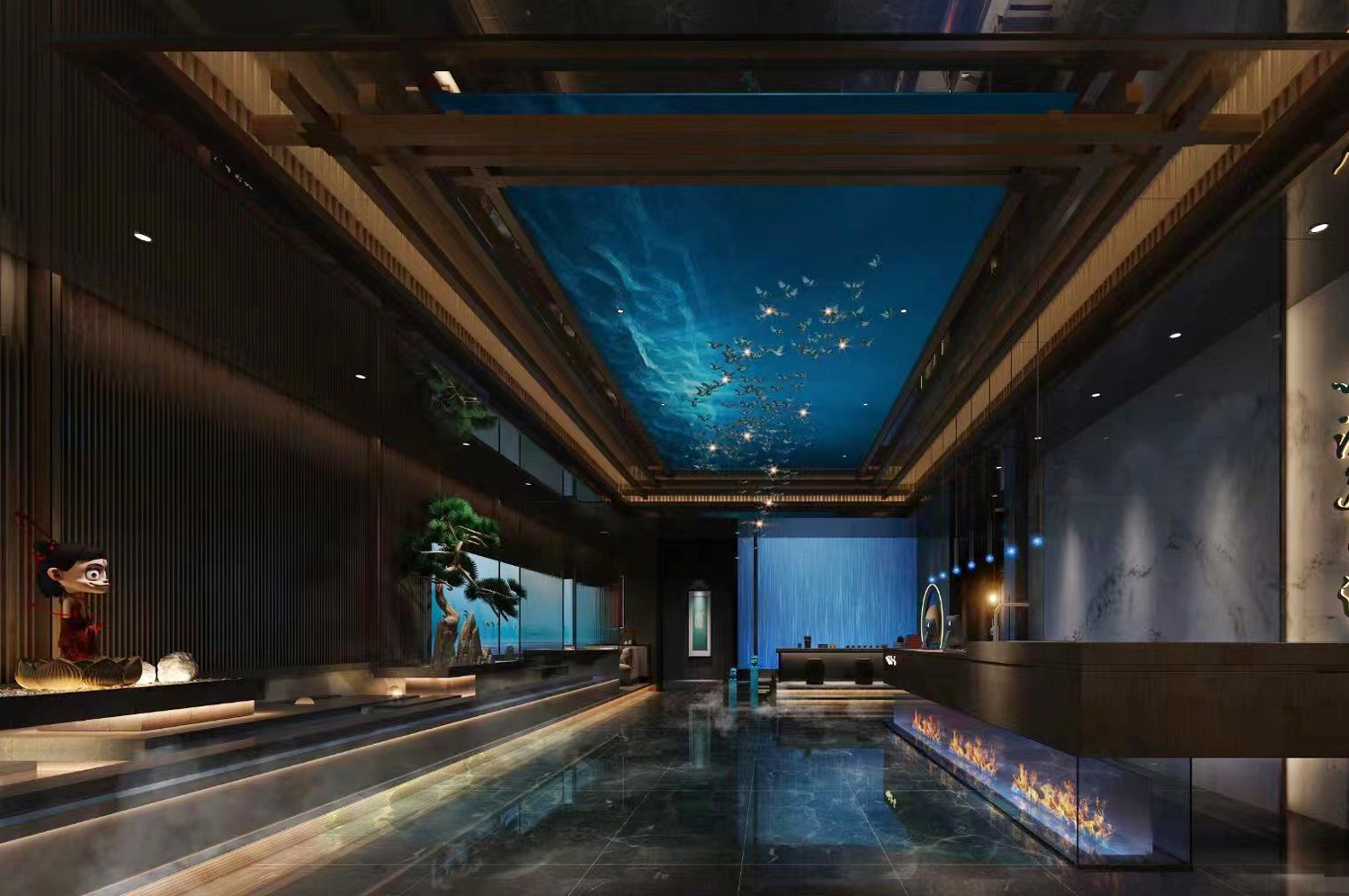 足浴店裝修效果圖及浴足店裝修風格推薦