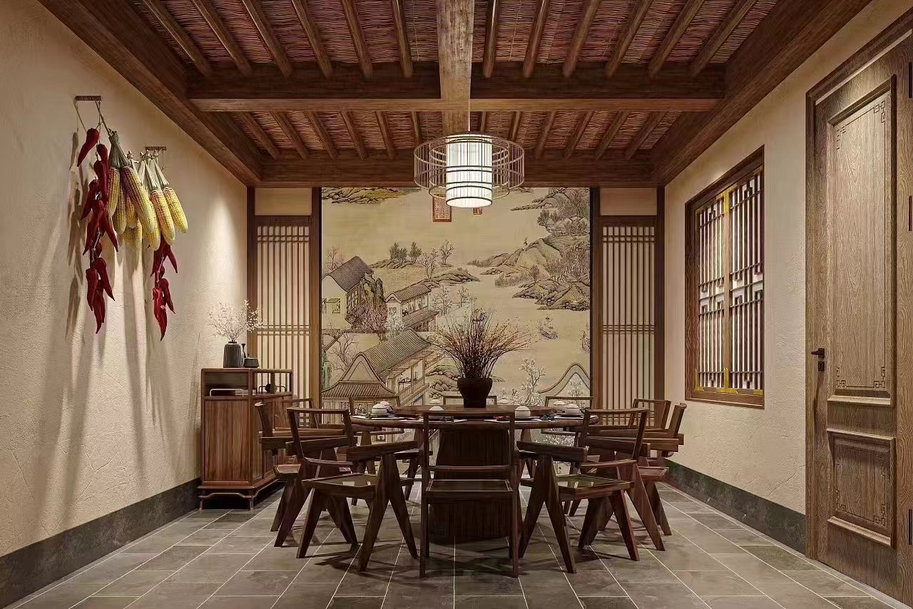 農(nóng)家樂小院餐廳該怎么裝修設(shè)計才好？