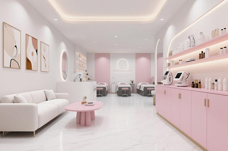 美容店裝修設計效果圖