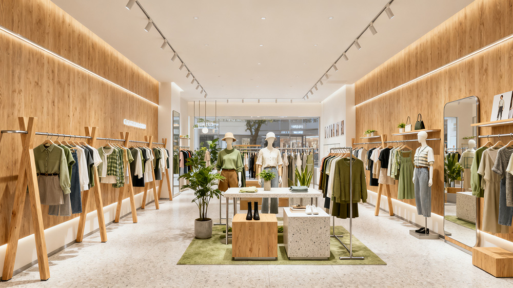 女裝店鋪裝修選什么風(fēng)格和色調(diào)好看？