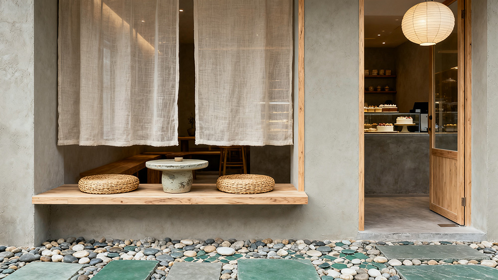 第2張蛋糕店門頭裝修設(shè)計(jì)效果圖